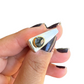 Spinel + 18K Gold Signet Ring- size 7.25-7.5